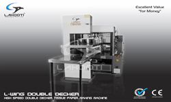 Automatic Double Decker Paper Napkin Making Machine in Delhi